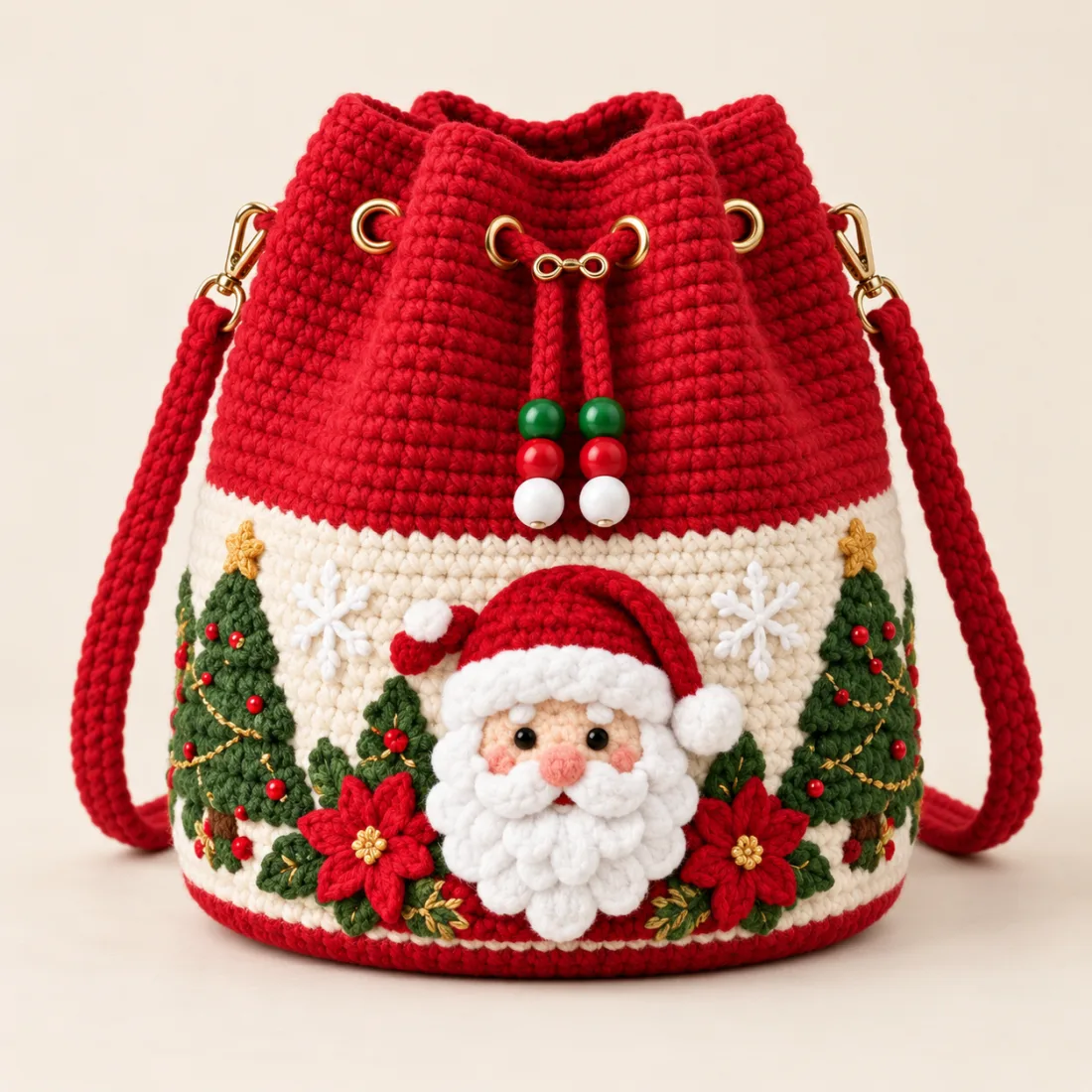 Bolsa de Natal em Crochê — foto 4