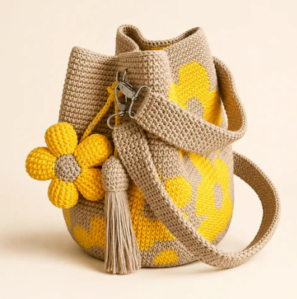 Bolsa Floral em Crochê — foto 1