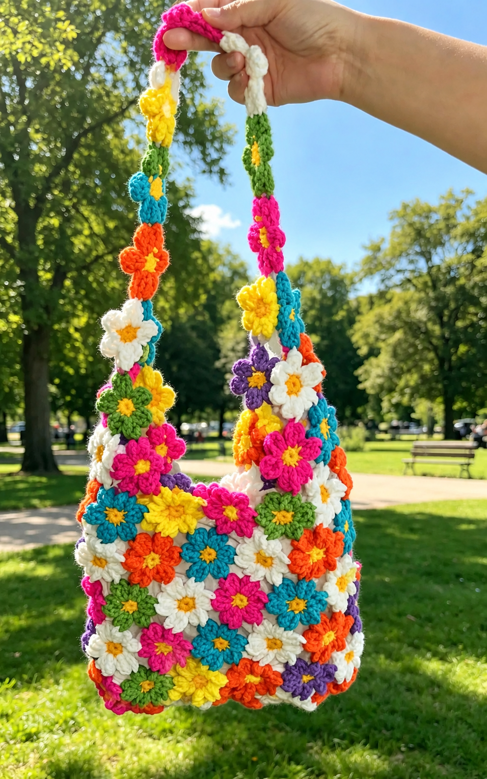 Flores de Crochê Feitas à Mão — foto 6